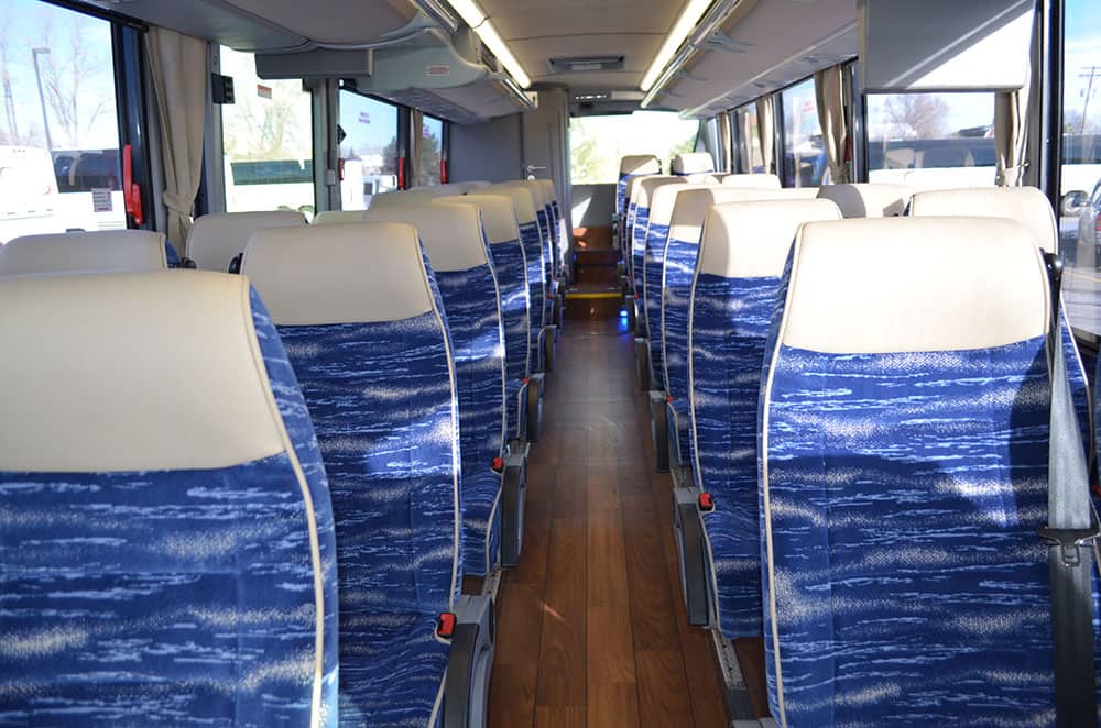 luxury charter bus